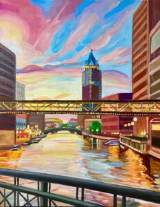 Original Acrylic On Canvas Painting